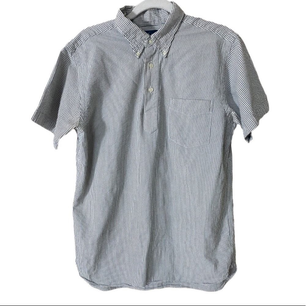 Ralph Lauren seersucker front pocket shirt m